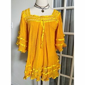 Mexican Angelita Gauze Top NEW